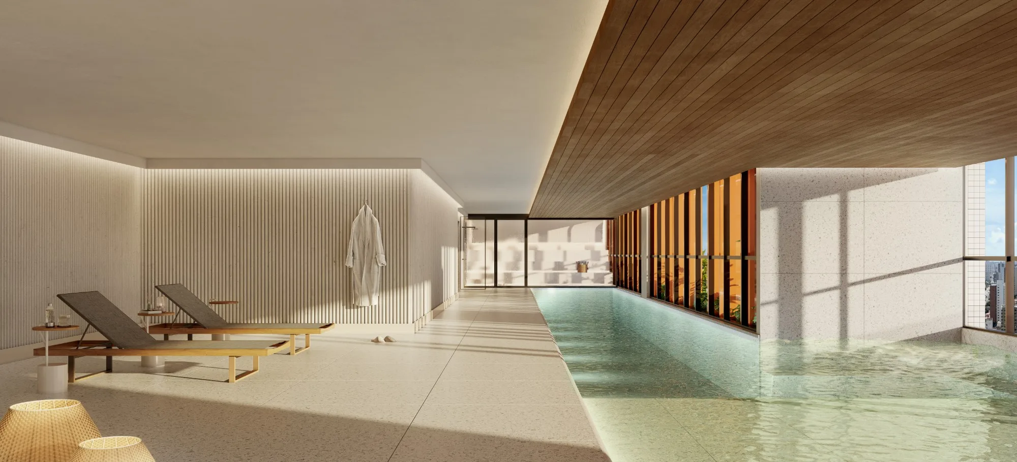 Beach Class Essence Meireles, Fortaleza — Piscina coberta