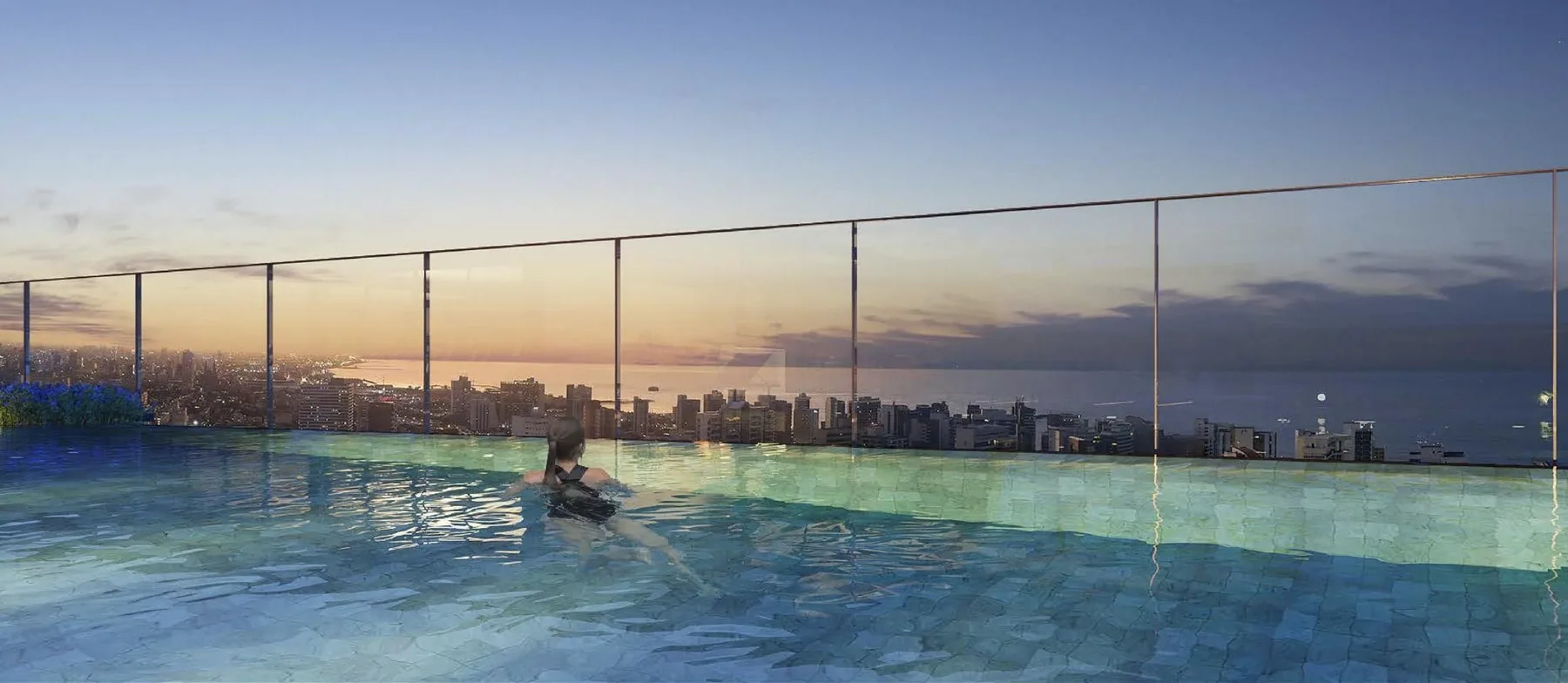 Beach Class Essence Meireles, Fortaleza — Piscina com vista para o mar